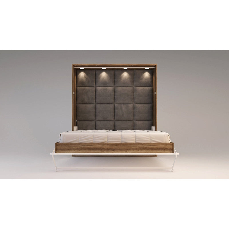 Maxima House Murphy bed INVENTO, European King size with LED and mattress included - IN-22W - Backyard Provider