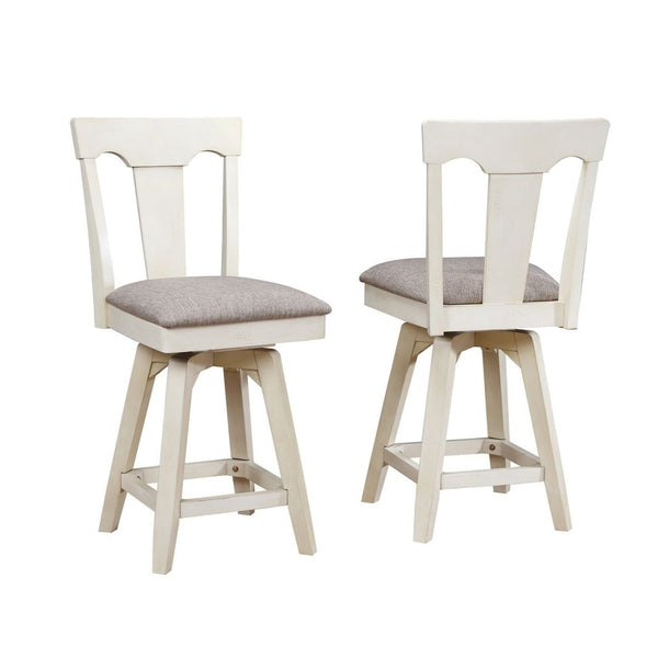 ECI Furniture Choices Panel Back Bar Stool with padded seat 2pcs - 0739-20-BS1