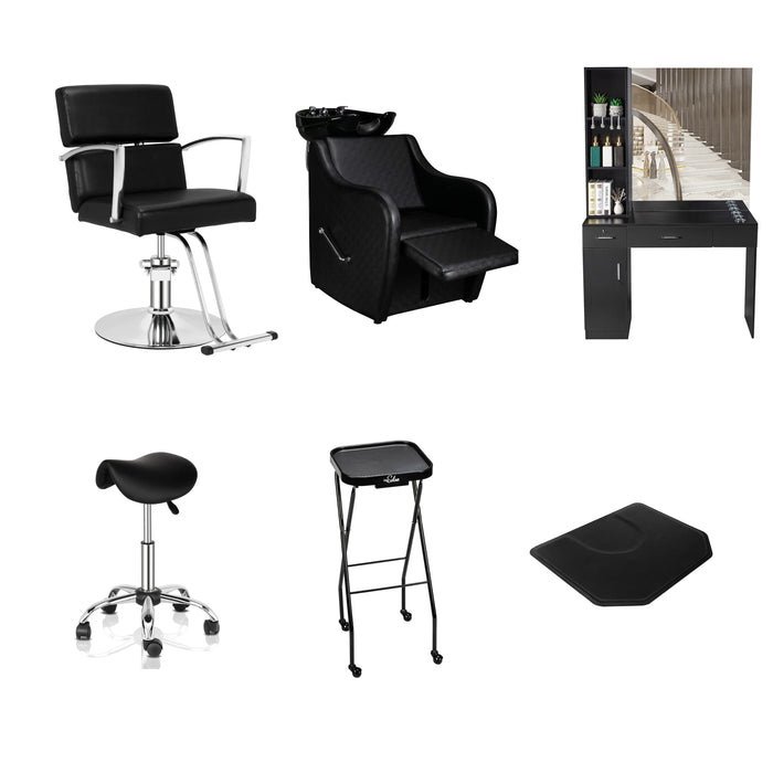 Omysalon 1 Operator Basic Salon Package Black - Package 1