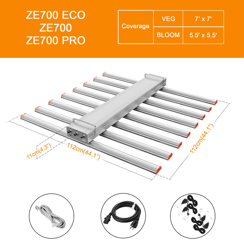 ParfactWorks Grow Light 700W LED - ZE700