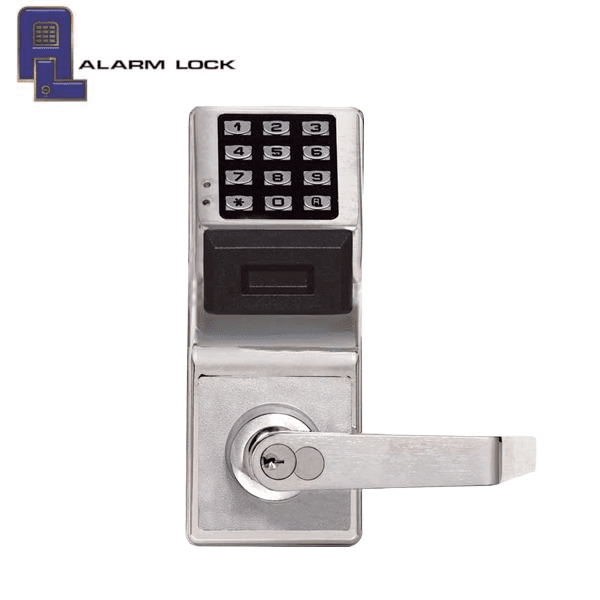 Alarm Lock Trilogy - Digital PROX Lever Set - Networx - IClass - Wireless & Ethernet Feature - 26D - Satin Chrome - ALL-PDL8200ICWUSD-S