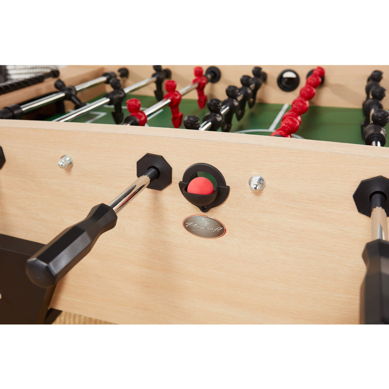 Playcraft Milan European Foosball Table Light Maple Finish - FBTOLM