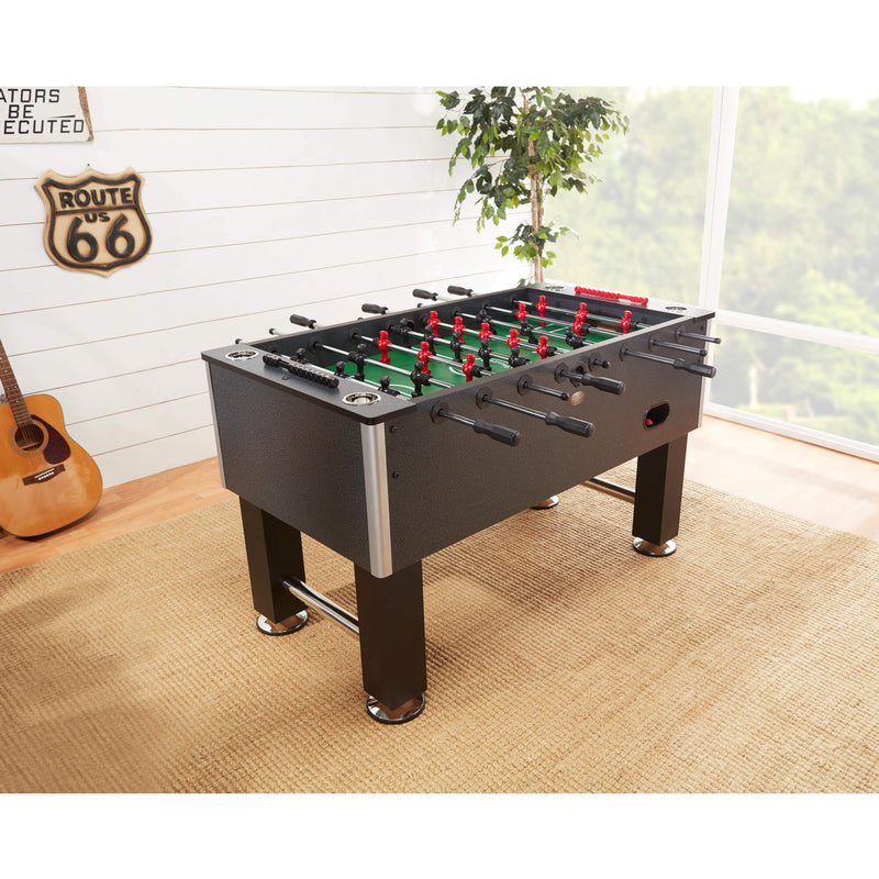 Playcraft Pitch Foosball Table Charcoal Finish - FBPICC