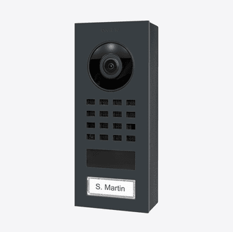 DoorBird D1101V Surface-Mount IP Video Intercom in Anthracite Grey, RAL 7016 - 423900578