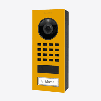 DoorBird D1101V Surface-Mount IP Video Intercom in Golden Yellow, RAL 1004 - 423878310