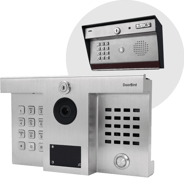 DoorBird IP Video Door Station D1812, Hybrid Upgrade For Installations Of Doorking 1812 Classic And Plus in Stainless Steel V2A - 423866720