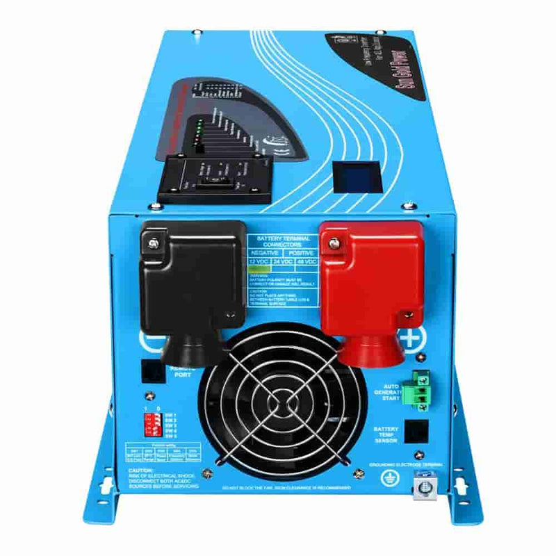 3000W DC 24V Pure Sine Wave Inverter With Charger - LFP3K24V120VSG