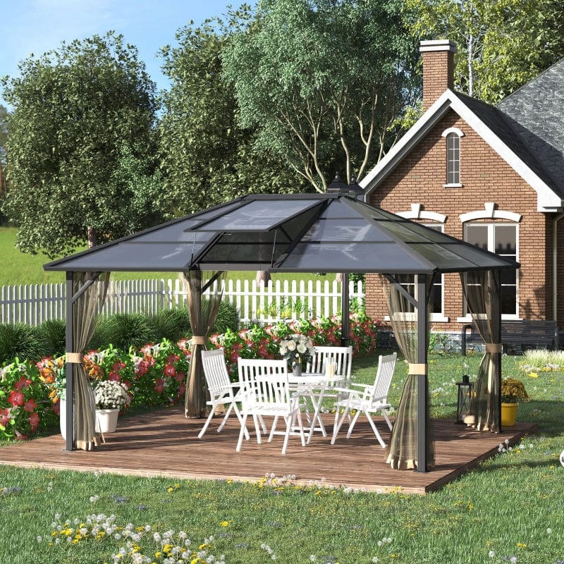 Outsunny 14' x 12' Hardtop Gazebo - 84C-291