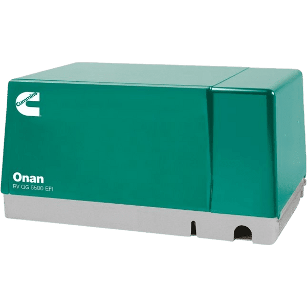 Cummins Onan QG 5500 5.5kW EFI RV Generator 5.5HGJAA-1273 RV Gas Single Phase 120 Volt Air Cooled 30A/30A Breaker New