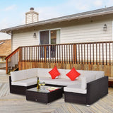 Outsunny 9 Piece Patio Furniture Set Outdoor - 01-0314