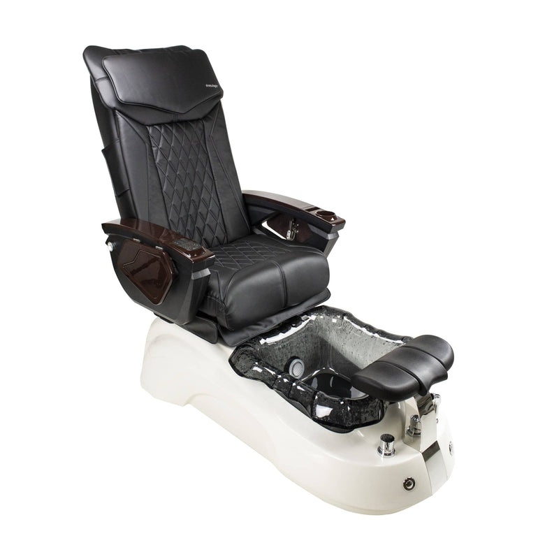 Mayakoba Siena Shiatsulogic LX Pedicure Chair - AYC-SPA-SIENA-LX1807-817BLKGLD-18VBLK