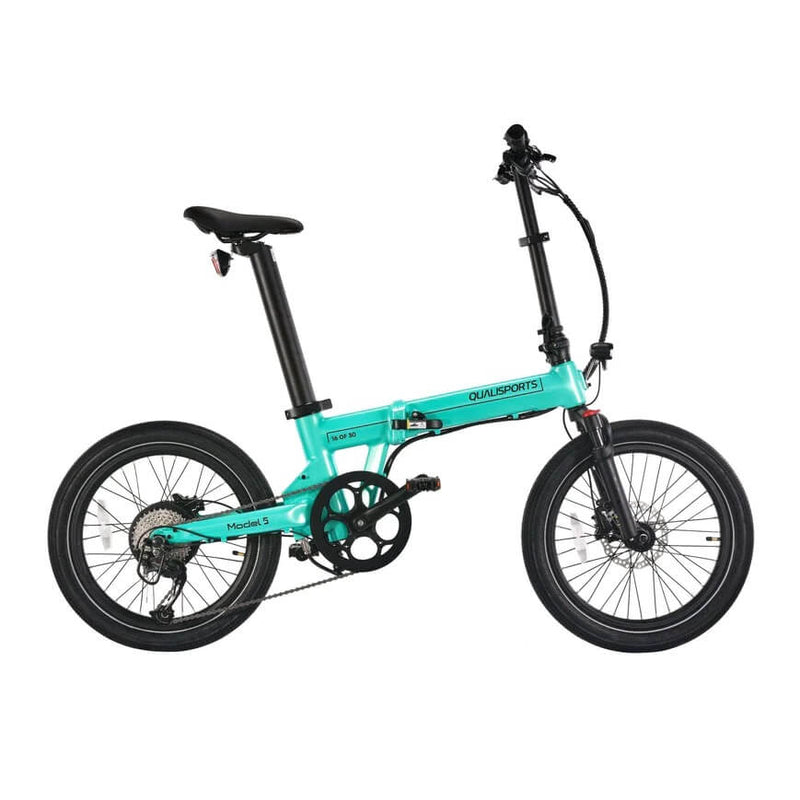 Performer 2024 Qualisports MODEL 5 500W 48V 20" Lightweight Folding Electric Bike