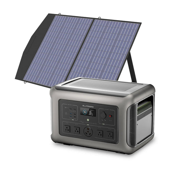 ALLPOWERS Solar Generator Kit 3200W R3500 + SP027 100W Solar Panel