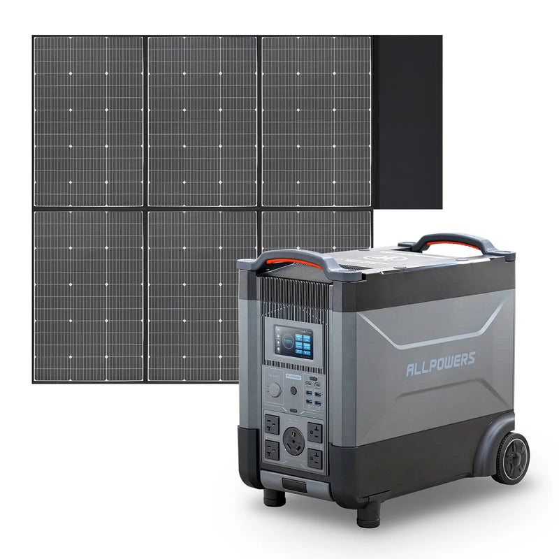 ALLPOWERS Solar Generator Kit 3600W R4000 + SP039 600W Solar Panel