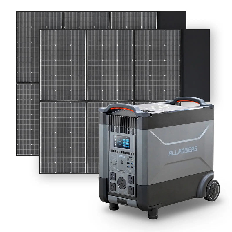 ALLPOWERS Solar Generator Kit 3600W R4000 + SP039 600W Solar Panel