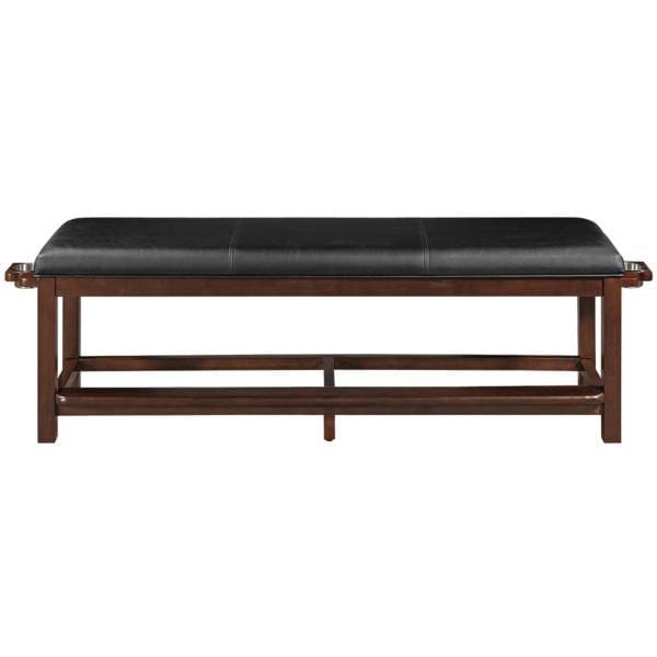 Ram Game Room Spectator Storage Bench - Cappuccino - SBENCH CAP