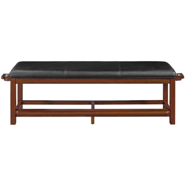 Ram Game Room Spectator Storage Bench-Chestnut - SBENCH CN