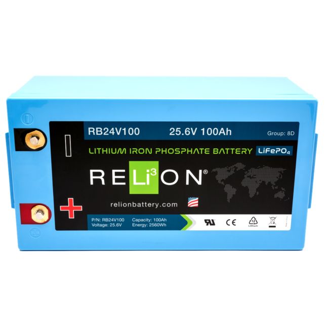 Relion 25.6V 100Ah Lifepo4 - R7RRB24V100