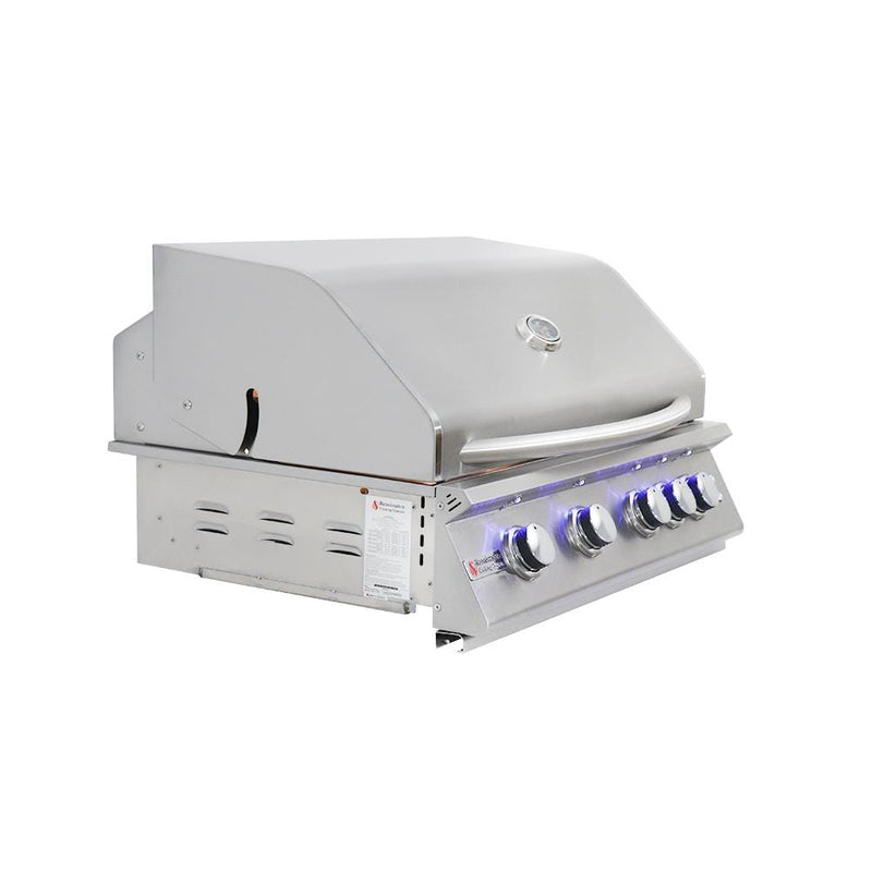 Renaissance Cooking Systems Premier 32" Grill with Blue LED Lights RJC32AL