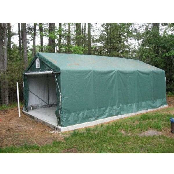 Rhino Shelter Garage 12’W x 20’L x 8’H House Style - GA122008HGN