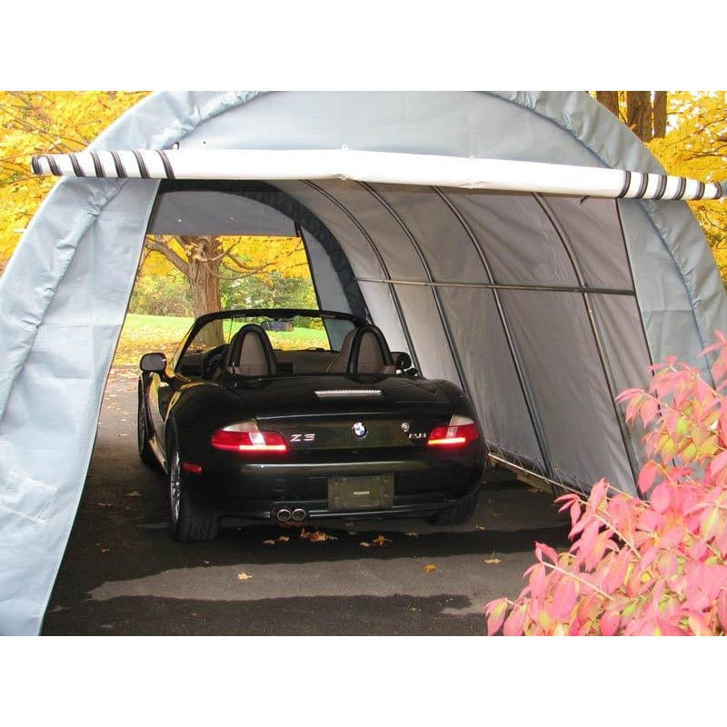 Rhino Shelter Garage Round Style 12’W x 20’L x 8’H - GA122008RGN