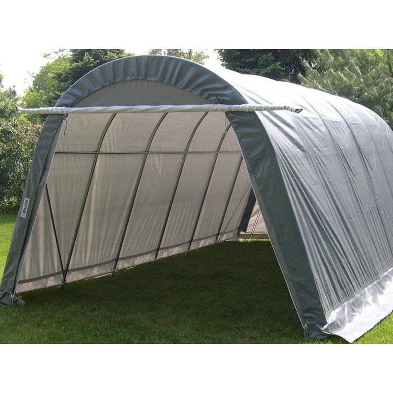 Rhino Shelter Garage Round Style 14’W x 24’L x 10’H - GA142410R