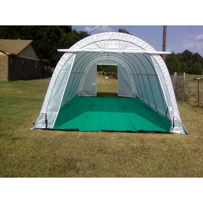 Rhino Shelter Greenhouse Round Style 12’W x 24’L x 8’H - GH122408R