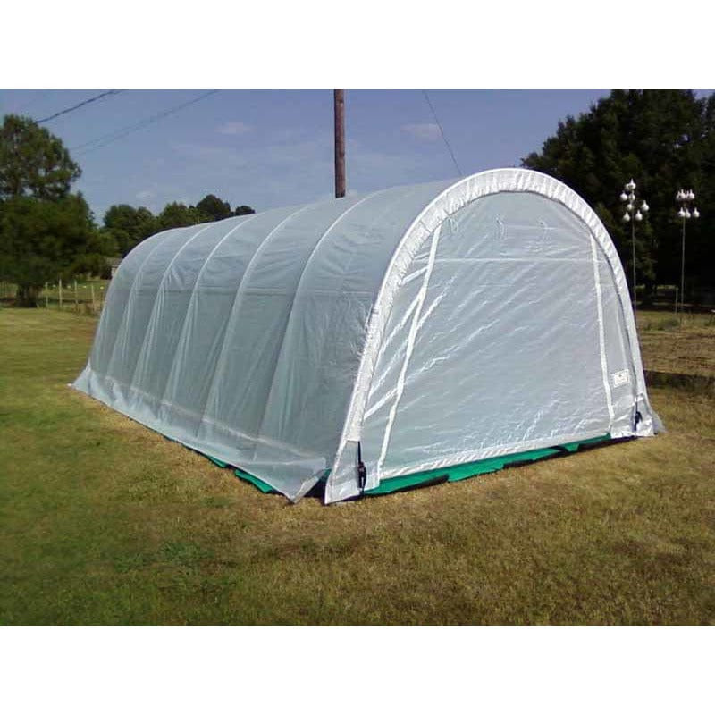 Rhino Shelter Greenhouse Round Style 12’W x 24’L x 8’H - GH122408R