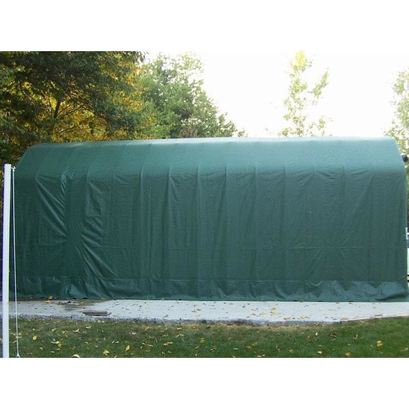 Rhino Shelter Instant Garage Barn Style 12’W x 20’L x 10’H - PB122010BGN