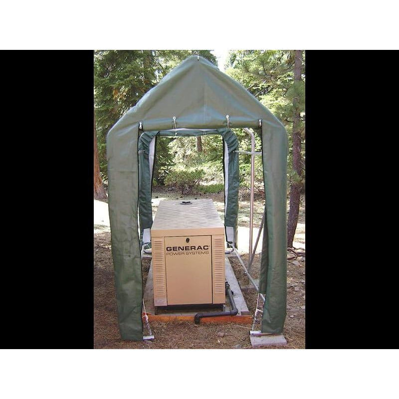 Rhino Shelter Storage Shed 5’W x 10’L x 8’H - SH051008HGN