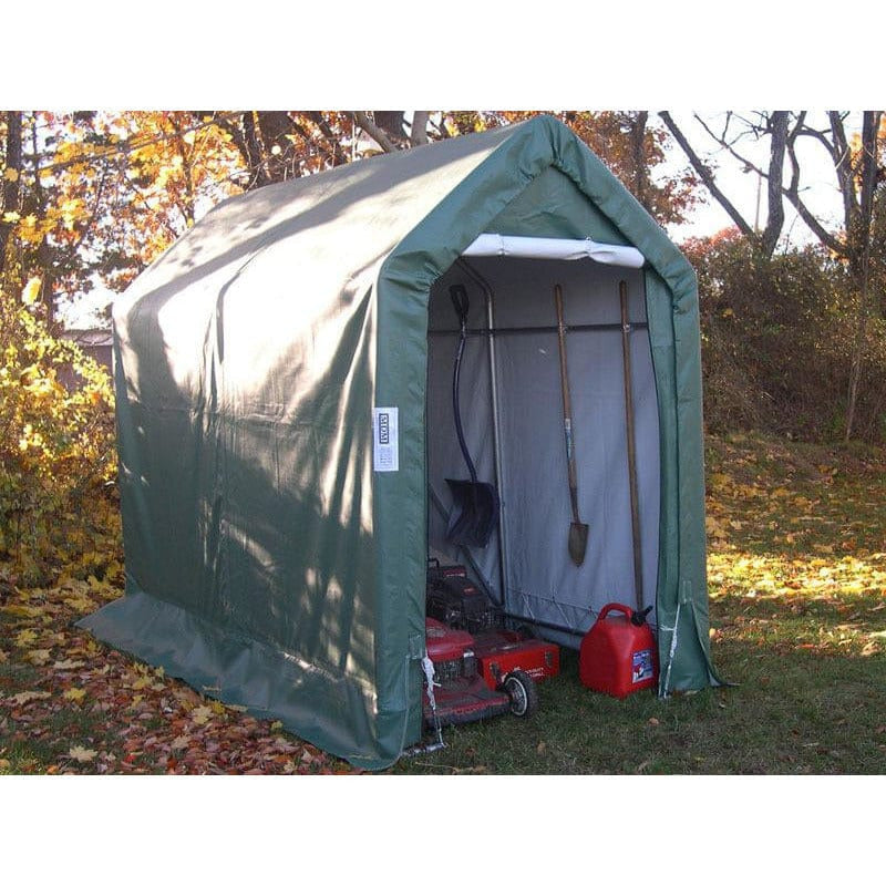 Rhino Shelter Storage Shed 5’W x 10’L x 8’H - SH051008HGN