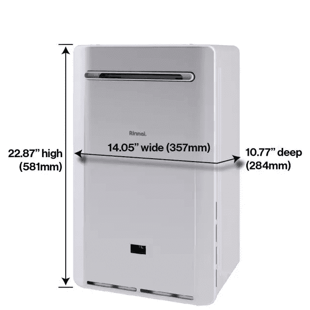 Rinnai RE Series 6.6 GPM Outdoor NCTWH – NG