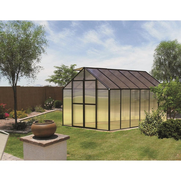 Riverstone MONT Premium Greenhouse | 8 x 12 - MONT-12-BK-PREMIUM