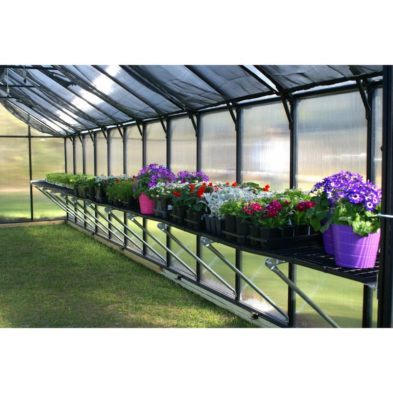 Riverstone MONT Premium Greenhouse | 8 x 24 - MONT-24-BK-PREMIUM