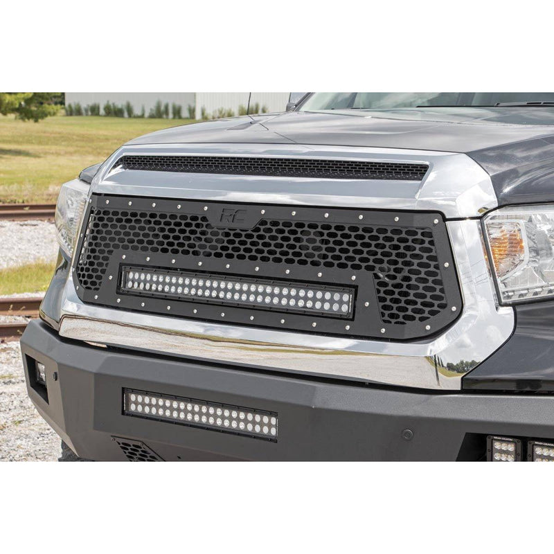 Rough Country Heavy-Duty Front Led Bumper | 2014-2021 Toyota Tundra - 10777