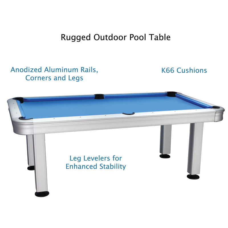 Imperial 7ft Outdoor Pool Table All Weather with Accessories