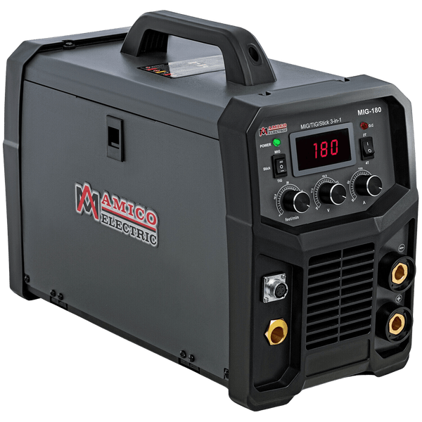 Amico Electric MIG-180 115/230V Dual Voltage 180-Amp MIG/MAG/Flux-cored/Lift-TIG/Stick Arc DC Inverter Welder New - Backyard Provider