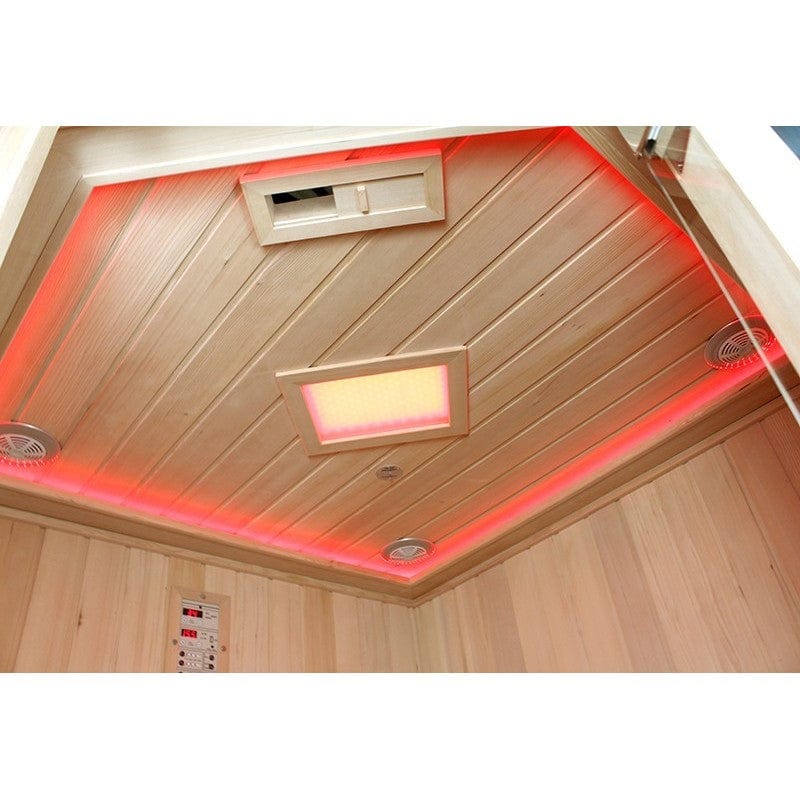 Sauna Hammam BOREAL® SIGNATURE 130C FULL SPECTRUM CORNER INFRARED SAUNA - 130X130X205 - MK51560062