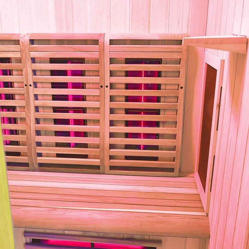 Sauna Hammam BOREAL® SIGNATURE 150C FULL SPECTRUM CORNER INFRARED SAUNA - 150X150X205 - MK51560063