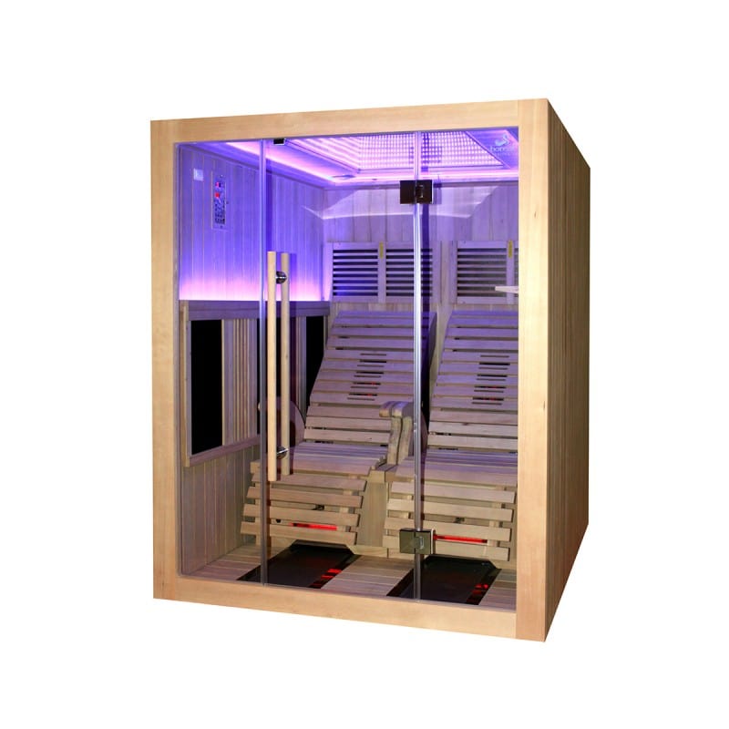 Sauna Hammam BOREAL® JAZZ DUO INFRARED SAUNA - 2 FULL SPECTRUM RECLINERS 150X180 - MK51561885