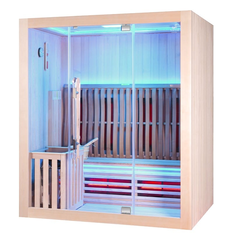 Sauna Hammam SAUNA COMBI BOREAL® ELEGANCE 3 - 175X125 INFRARED + STEAM - MK530178001