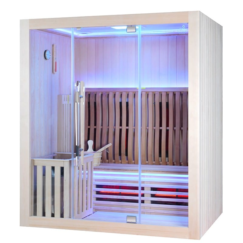 Sauna Hammam SAUNA COMBI BOREAL® ELEGANCE 3 - 175X125 INFRARED + STEAM - MK530178001