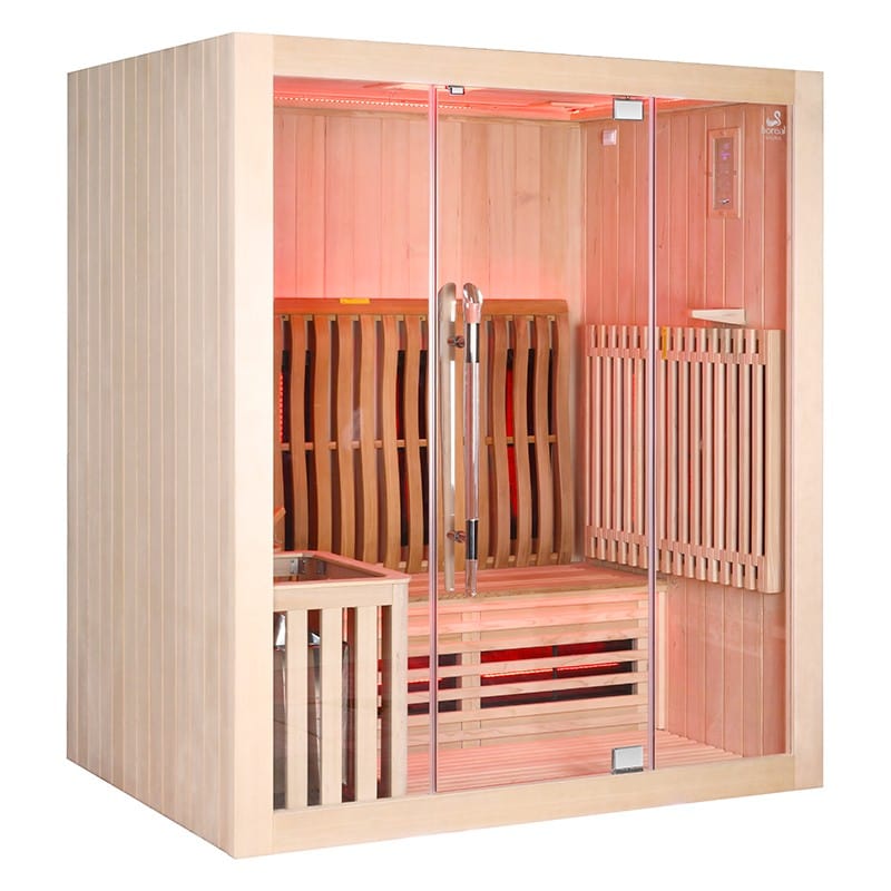 Sauna Hammam SAUNA COMBI BOREAL® ELEGANCE 3 - 175X125 INFRARED + STEAM - MK530178001