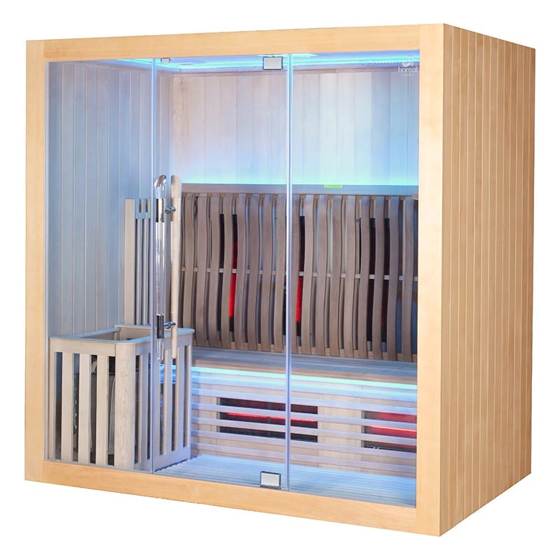 Sauna Hammam SAUNA COMBI BOREAL® ELEGANCE 4 - 200X125 INFRARED + STEAM - MK530178011