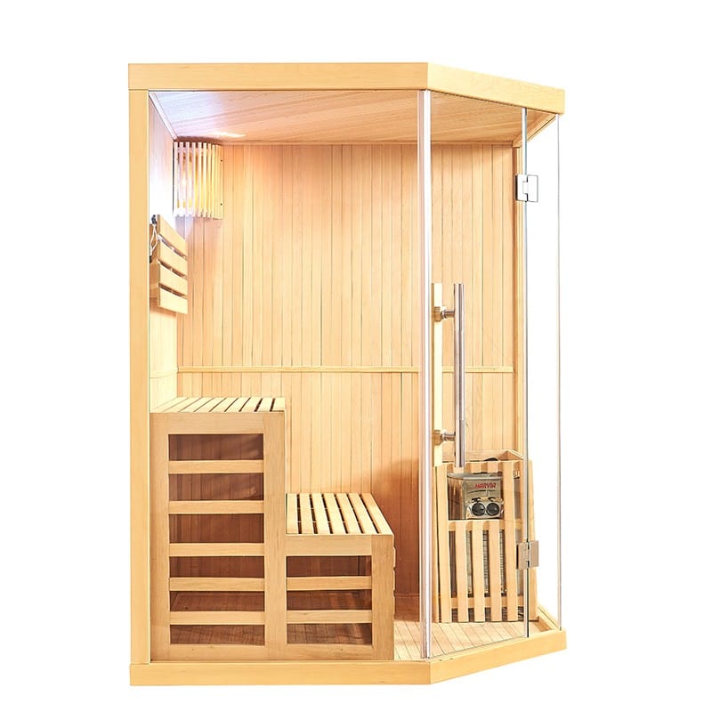 Sauna Hammam FINNISH CORNER SAUNA NORDICA® VAPEUR V34 3-4 PLACES - 150 X 150 X H.200 - MK51561883