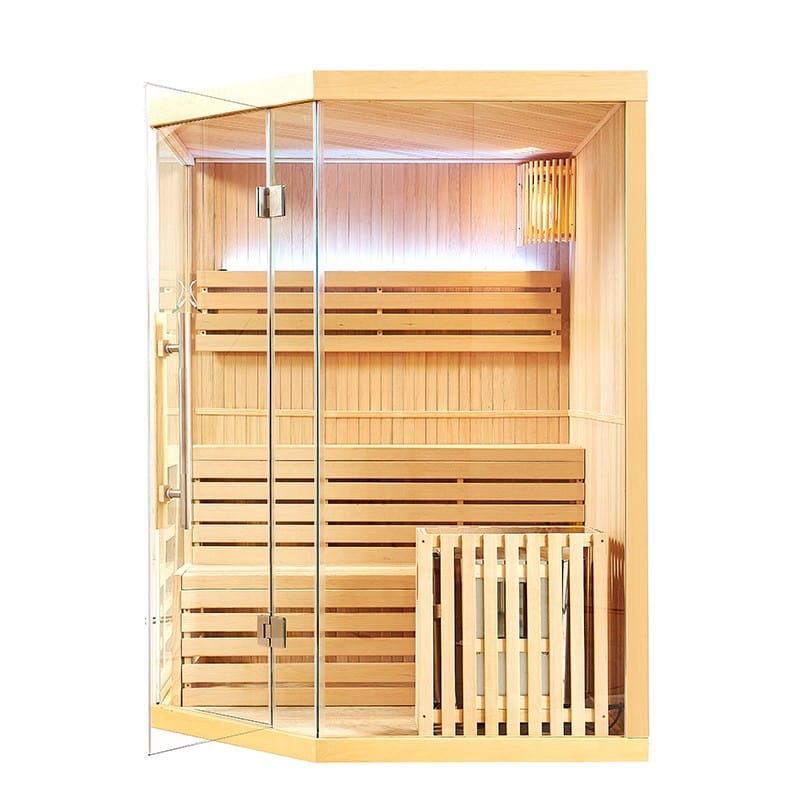 Sauna Hammam FINNISH CORNER SAUNA NORDICA® VAPEUR V34 3-4 PLACES - 150 X 150 X H.200 - MK51561883