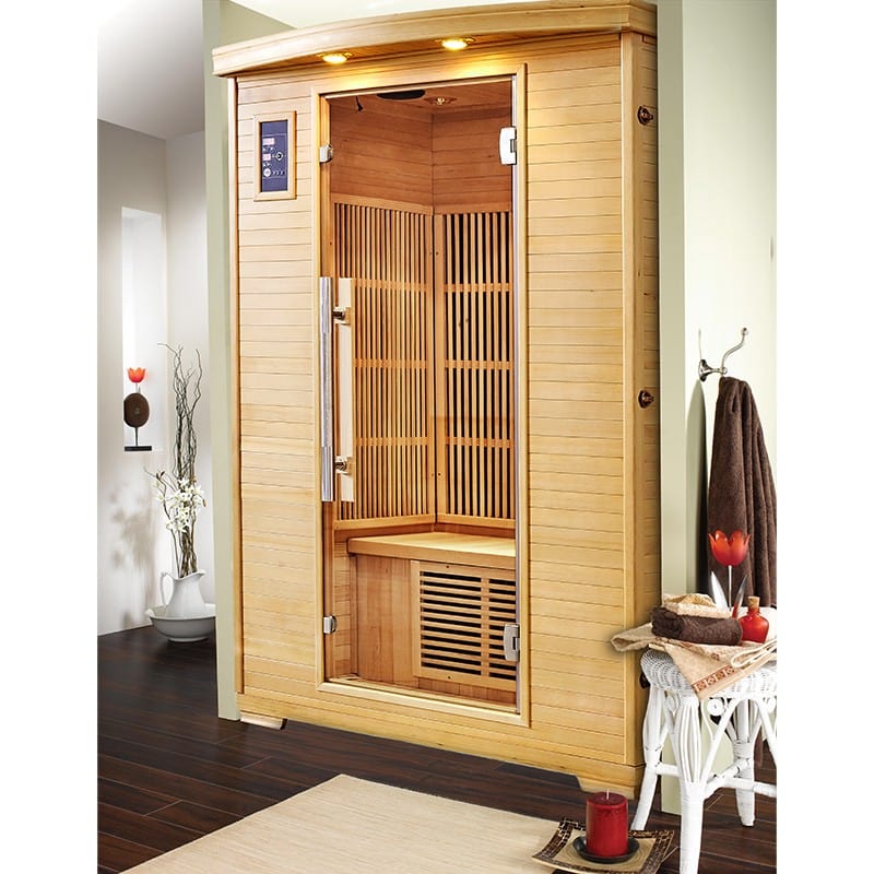 Sauna Hammam NORDICA® CARBONE IR2 infrared sauna - 2 PLACES 120x100 - MK51562016