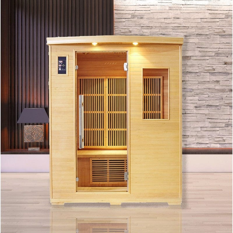 Sauna Hammam NORDICA® CARBONE IR3 INFRARED SAUNA 3 PLACES - 150X120 - MK51562038