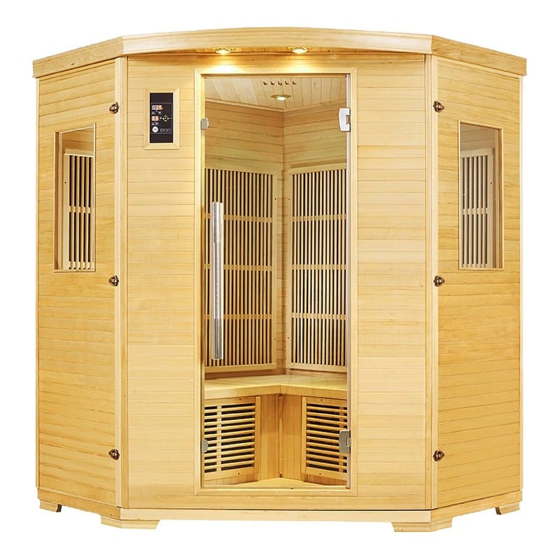 Sauna Hammam NORDICA® CARBONE IR34 INFRARED SAUNA 3 TO 4 PLACES 150X150