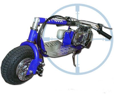 ScooterX Dirt Dog Fast Folding 49cc Gas Scooter SX-03